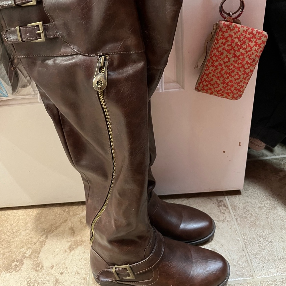 Over the knee boots.